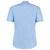 Kustom Kit Men's Light Blue Short Sleeve Slim Fit Business Shirt