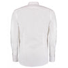 Kustom Kit Men's White Long Sleeve Slim Fit Business Shirt