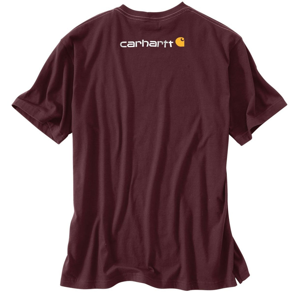 Carhartt Men's Port Signature Logo Short Sleeve T-Shirt