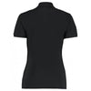 Kustom Kit Women's Black Klassic Slim Fit Pique Polo Shirt