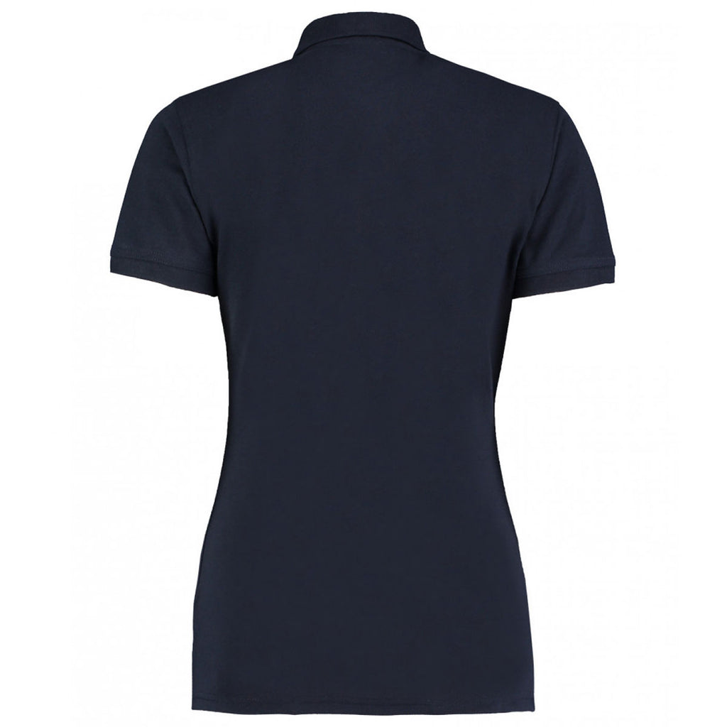 Kustom Kit Women's Navy Klassic Slim Fit Pique Polo Shirt