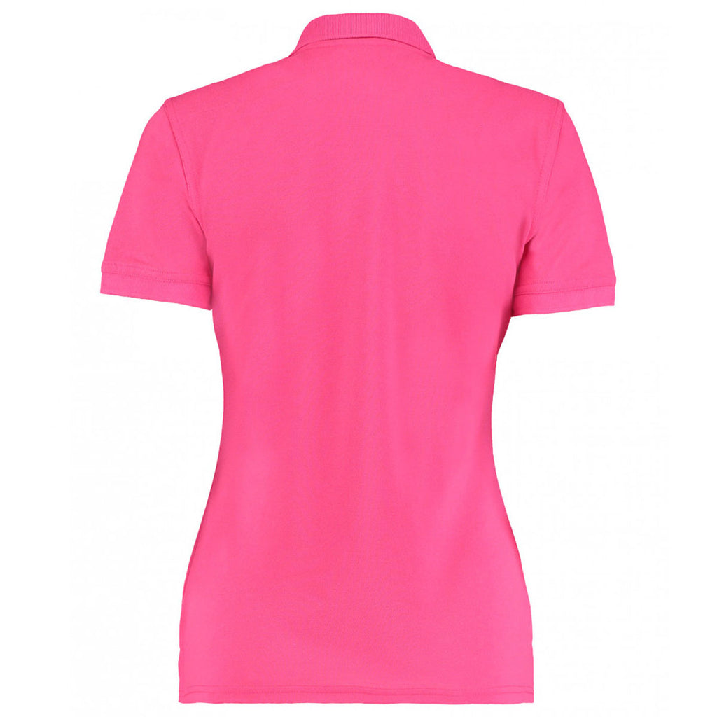 Kustom Kit Women's Raspberry Klassic Slim Fit Pique Polo Shirt