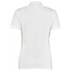 Kustom Kit Women's White Klassic Slim Fit Pique Polo Shirt