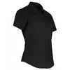 Kustom Kit Women's Black Short Sleeve Tailored Poplin Shirt