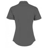Kustom Kit Women's Graphite Short Sleeve Tailored Poplin Shirt