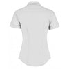 Kustom Kit Women's White Short Sleeve Tailored Poplin Shirt