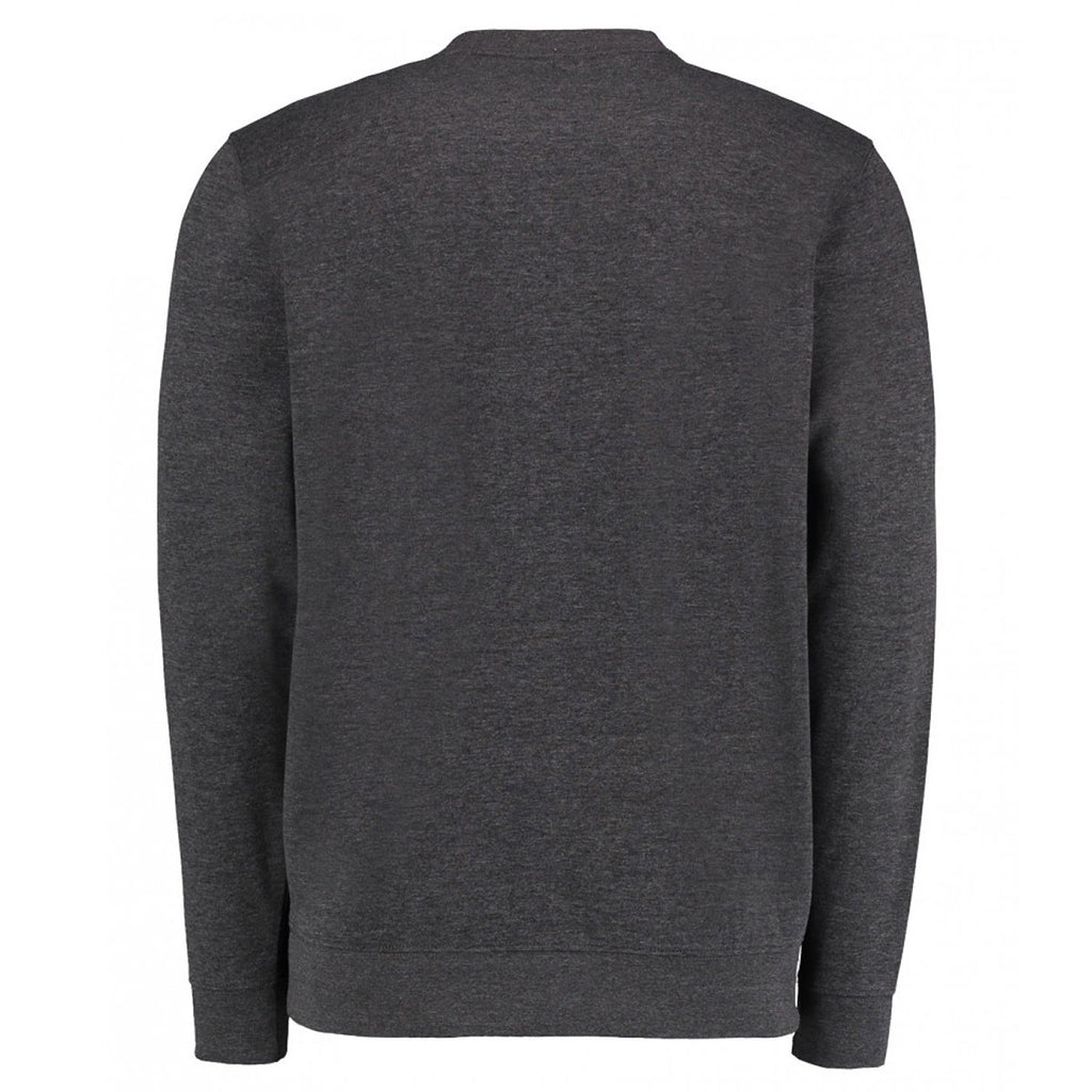 Kustom Kit Men's Dark Grey Marl Klassic Drop Shoulder Sweatshirt