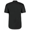 Kustom Kit Men's Black Short Sleeve Classic Fit Workwear Oxford Shirt