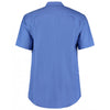 Kustom Kit Men's Italian Blue Short Sleeve Classic Fit Workwear Oxford Shirt