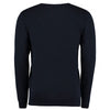 Kustom Kit Men's Navy Arundel Cotton Acrylic V Neck Sweater