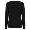 Kustom Kit Women's Black Arundel Cotton Acrylic V Neck Cardigan