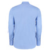 Kustom Kit Men's Light Blue Long Sleeve Tailored City Business Shirt