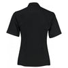 Kustom Kit Women's Black Short Sleeve Tailored City Business Shirt