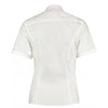 Kustom Kit Women's White Short Sleeve Tailored City Business Shirt