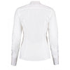 Kustom Kit Women's White Long Sleeve Tailored City Business Shirt