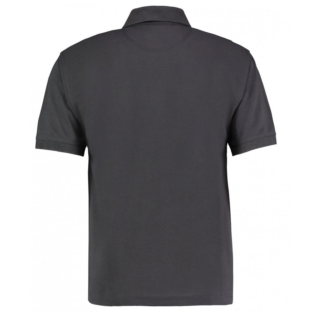Kustom Kit Men's Graphite Klassic Poly/Cotton Pique Polo Shirt