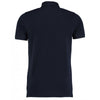 Kustom Kit Men's Navy Klassic Heavy Slim Fit Pique Polo Shirt