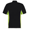 Gamegear Men's Black/Lime Track Poly/Cotton Pique Polo Shirt
