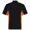 Gamegear Men's Black/Orange Track Poly/Cotton Pique Polo Shirt