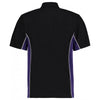 Gamegear Men's Black/Purple Track Poly/Cotton Pique Polo Shirt