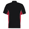 Gamegear Men's Black/Red Track Poly/Cotton Pique Polo Shirt