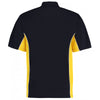 Gamegear Men's Navy/Mid Yellow Track Poly/Cotton Pique Polo Shirt