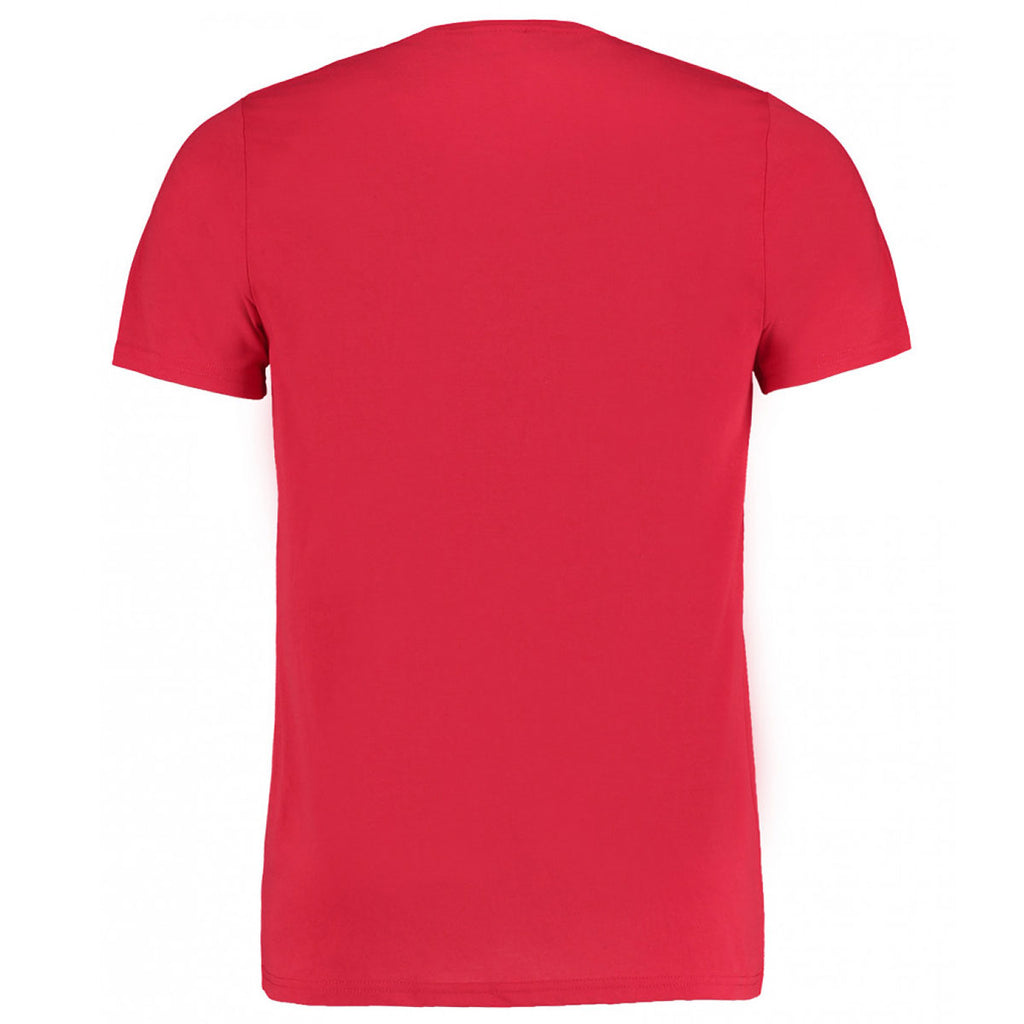 Kustom Kit Men's Red Superwash 60 degree C T-Shirt