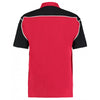 Gamegear Formula Racing Men's Red/Black Monaco Cotton Pique Polo Shirt