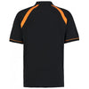 Kustom Kit Men's Black/Orange Oak Hill Cotton Pique Polo Shirt