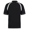Kustom Kit Men's Black/White Oak Hill Cotton Pique Polo Shirt