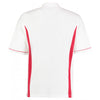 Kustom Kit Men's White/Red Scottsdale Cotton Pique Polo Shirt
