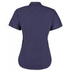 Kustom Kit Women's Midnight Navy Premium Short Sleeve Tailored Oxford Shirt