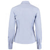Kustom Kit Women's Light Blue Premium Long Sleeve Tailored Oxford Shirt