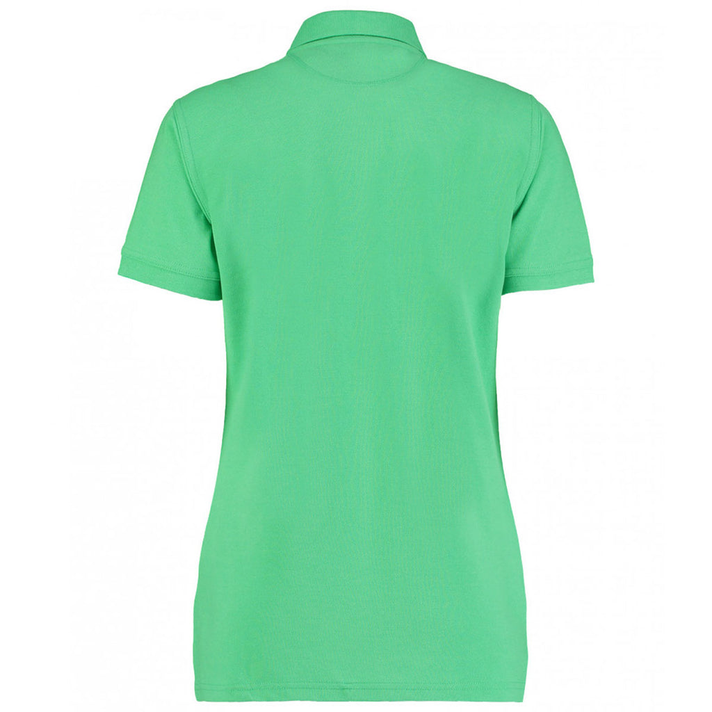 Kustom Kit Women's Apple Green Klassic Pique Polo Shirt