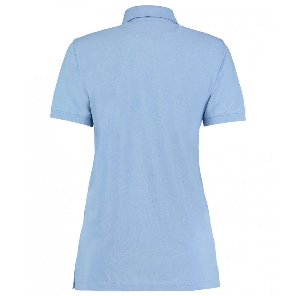 Kustom Kit Women's Light Blue Klassic Pique Polo Shirt