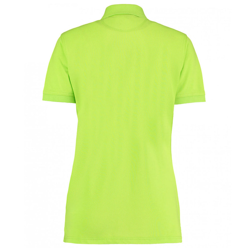 Kustom Kit Women's Lime Klassic Pique Polo Shirt