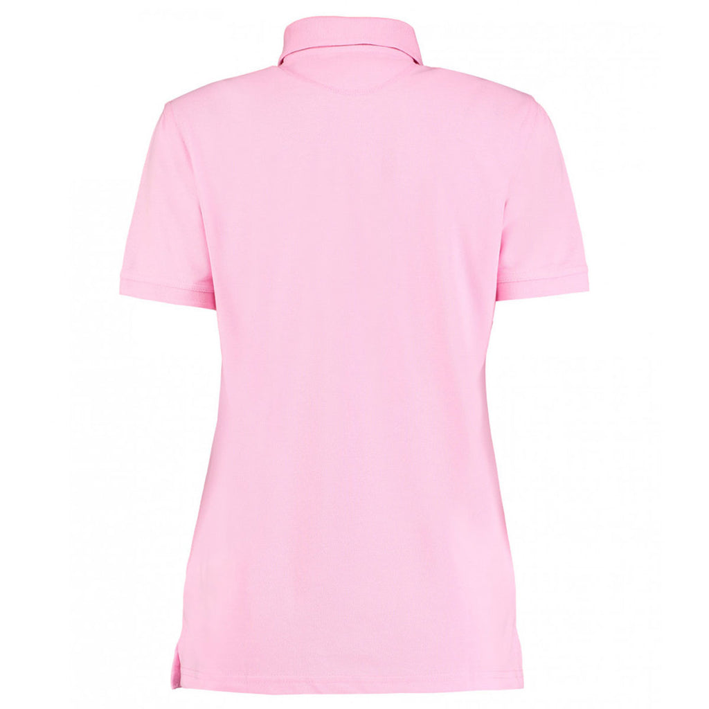 Kustom Kit Women's Pink Klassic Pique Polo Shirt