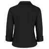 Kustom Kit Women's Black Premium 3/4 Sleeve Tailored Oxford Shirt