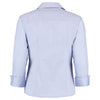 Kustom Kit Women's Light Blue Premium 3/4 Sleeve Tailored Oxford Shirt