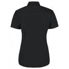 Kustom Kit Women's Black Short Sleeve Classic Fit Workforce Shirt
