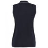 Gamegear Women's Navy/White Proactive Sleeveless Cotton Pique Polo Shirt