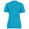 Kustom Kit Women's Turquoise Sophia Comfortec V Neck Polo Shirt