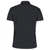 Bargear Women's Black Short Sleeve Tailored Mandarin Collar Shirt