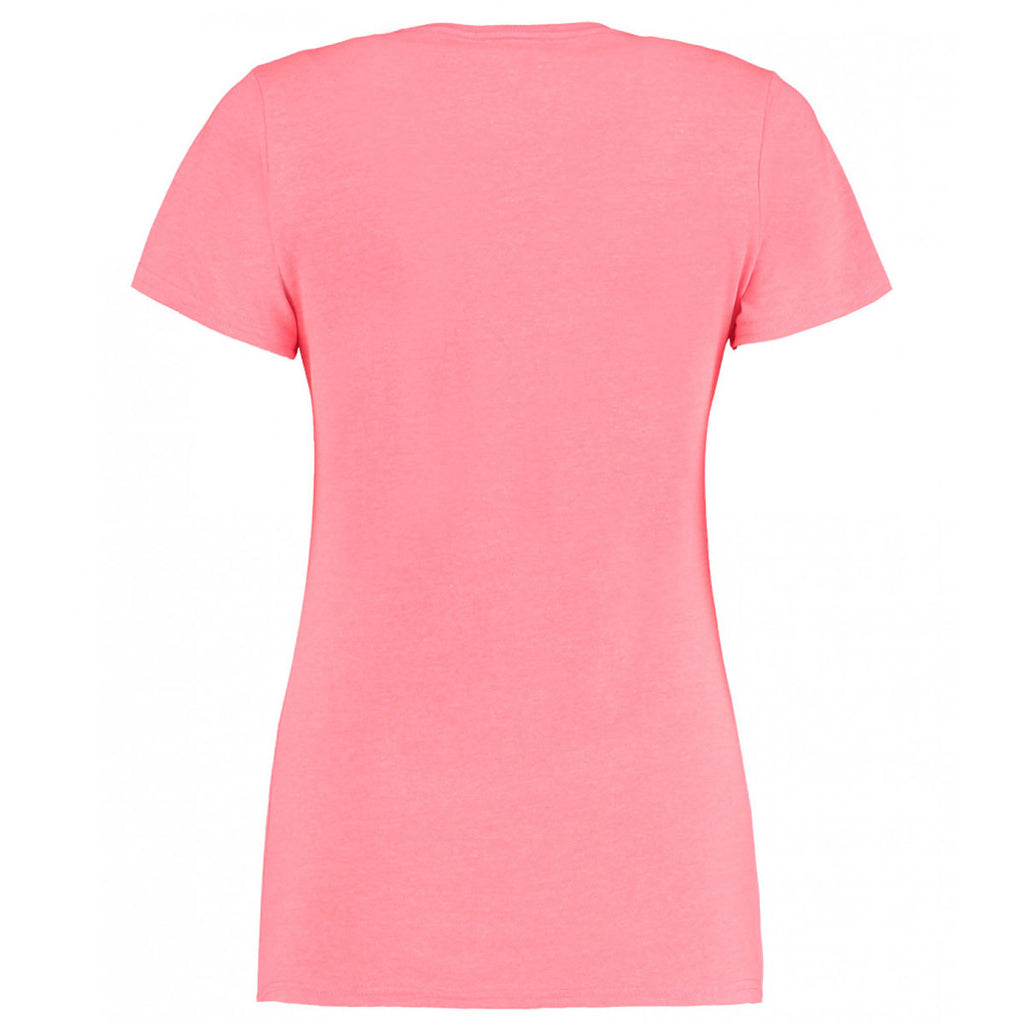 Kustom Kit Women's Coral Marl Superwash 60 degree C T-Shirt