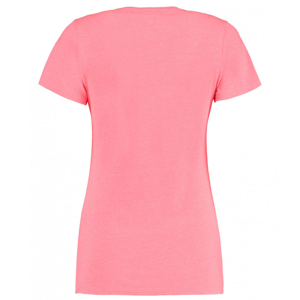 Kustom Kit Women's Coral Marl Superwash 60 degree C T-Shirt