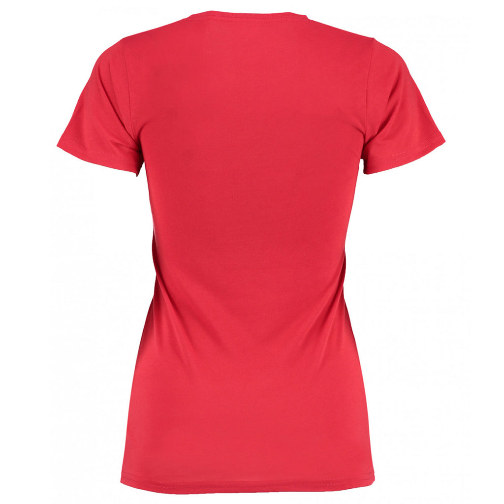 Kustom Kit Women's Red Superwash 60 degree C T-Shirt