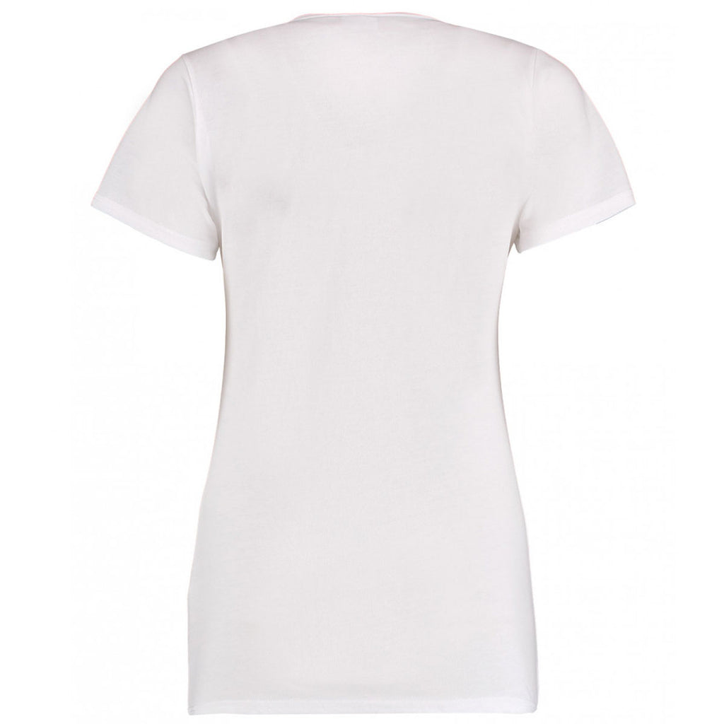 Kustom Kit Women's White Superwash 60 degree C T-Shirt