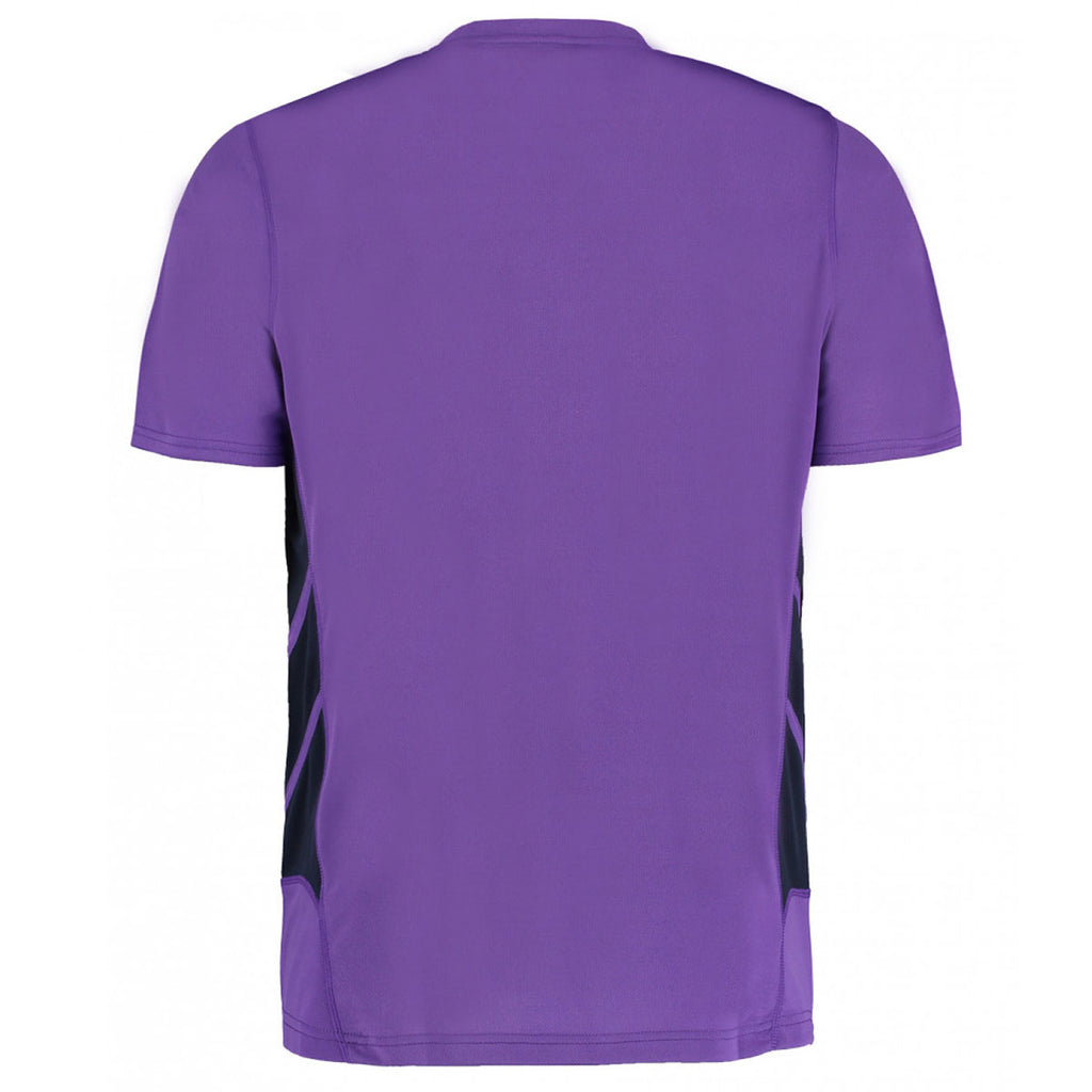 Gamegear Men's Purple/Navy Cooltex Training T-Shirt