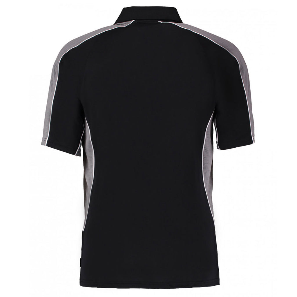 Gamegear Men's Black/Grey Cooltex Active Polo Shirt