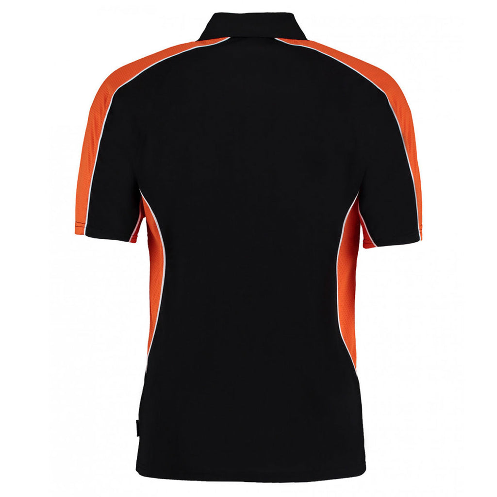 Gamegear Men's Black/Orange Cooltex Active Polo Shirt